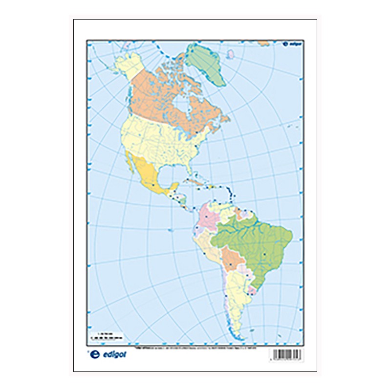 Sintético 101 Foto Mapa Politico De America Mudo Para Imprimir Tamaño Folio El último 8393