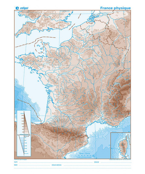 Francia, Físico, 22.5 x 32 cm